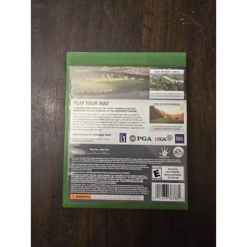EA Sports Rory McIlroy PGA Tour  - Microsoft Xbox One Game - Tested ! XBOX 1